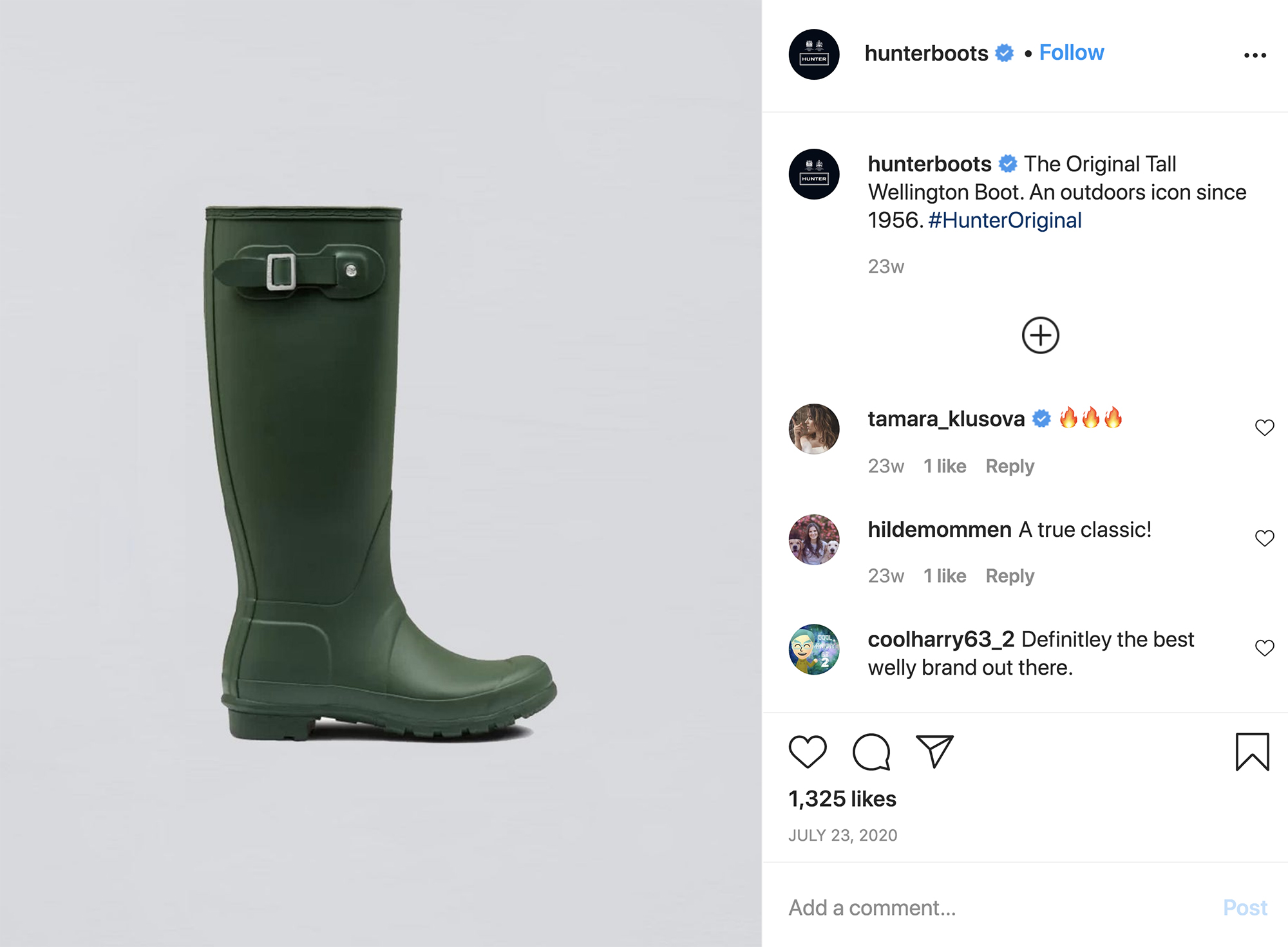 Botas de mujer Wellington